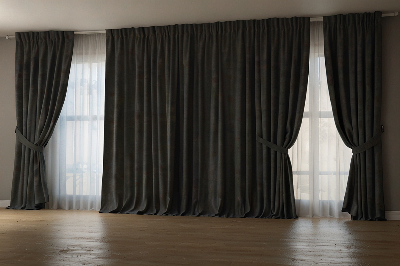 Blockout curtain set from Chiphronoichel
